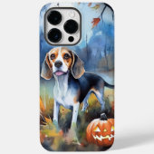 カボチャが怖いハロウィーンベーグル Case-Mate iPhoneケース (裏面)
