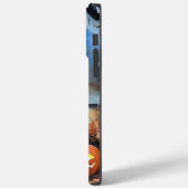カボチャが怖いハロウィーンベーグル Case-Mate iPhoneケース (裏面 / 左)
