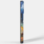 カボチャが怖いハロウィーンベーグル Case-Mate iPhoneケース (裏面 / 右)