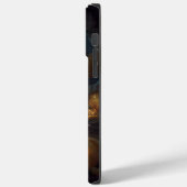 カボチャが怖いハロウィーンペルシャ猫 Case-Mate iPhoneケース (裏面 / 左)