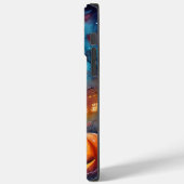 カボチャが怖いハロウィーンボクサー Case-Mate iPhoneケース (裏面 / 左)