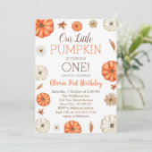 カボチャが1歳の誕生日を迎える 招待状 (スタンド正面)