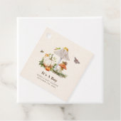 カボチャきのこウッドランド虫ボーイベビーシャワー フェイバータグ (インサイチュ)