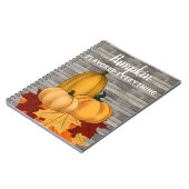 カボチャすべて ノートブック (左側)