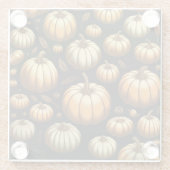 カボチャたっぷり ガラスコースター (裏面)