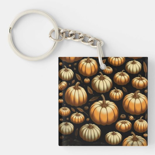 カボチャたっぷり キーホルダー (正面)