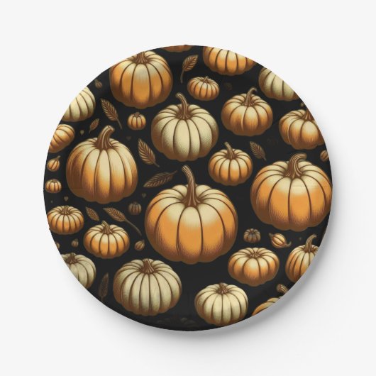 カボチャたっぷり ペーパープレート (正面)