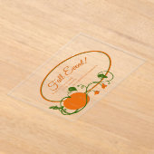 カボチャつる植物アクリル招待状 アクリル招待状 (レイダウン)