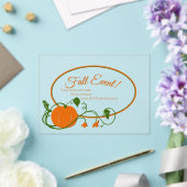 カボチャつる植物アクリル招待状 アクリル招待状 (インサイチュ (ウェディング))