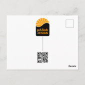 カボチャでトリックまたはトリートメント顔 ポストカード (裏面)