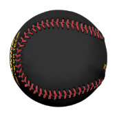 カボチャでトリックまたはトリートメント顔 野球ボール (正面左)