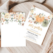 カボチャで夕食の感謝祭を集めよう 招待状