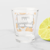 カボチャで感謝祭を祝う ショットグラス (裏面)