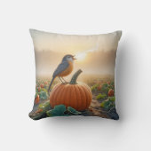 カボチャで歌うロビン クッション (正面)