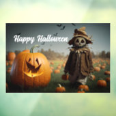 カボチャとかかしの窓が引っ掛かる ウィンドウサイン (シート3)