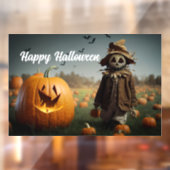 カボチャとかかしの窓が引っ掛かる ウィンドウサイン (シート2)