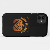 カボチャとこうもりのハロウィーンの衣装 Case-Mate iPhoneケース (裏面(横))