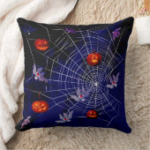 カボチャとこうもり クッション (ブランケット)