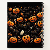 カボチャとこうもり ノートブック (裏面)