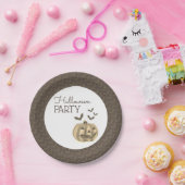 カボチャとこうもり、ハローウィンパーティ ペーパープレート (パーティー)