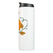 カボチャとつる植物シール タンブラー (回転右)