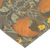 カボチャとつる植物ズグレーテーブルランナー ロングテーブルランナー (コーナー)