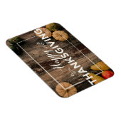 カボチャとの幸せな感謝祭 マグネット (右側)