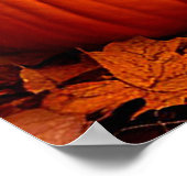 カボチャとの秋離れの配置 ポスター (角)