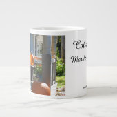 カボチャとウィッカーロッカー – マーサのブドウ畑 ジャンボコーヒーマグカップ (正面)