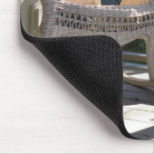 カボチャとウィッカーロッカー – マーサのブドウ畑 マウスパッド (コーナー)