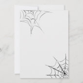 カボチャとカクテルのハロウィンパーティー 招待状 (裏面)