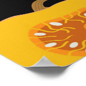 カボチャとカボチャの品種とのシームレスなパターン ポスター (角)