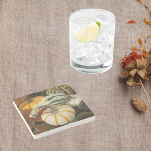 カボチャとカボチャの静物写真 ストーンコースター