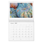 カボチャとカボチャ2020年暦 カレンダー (1月 2027)