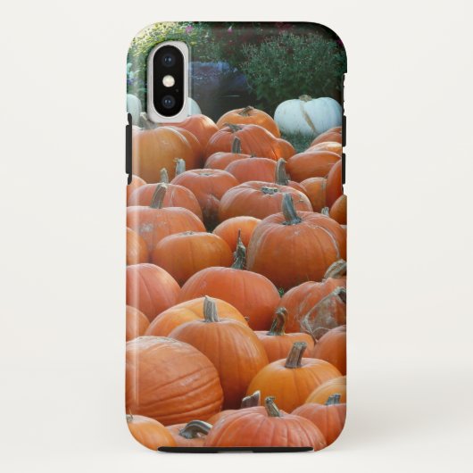 カボチャとキクの秋の収穫写真 Case-Mate iPhoneケース (裏面)