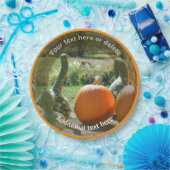 カボチャとグルドパーソナライズされたパーティー ペーパープレート (パーティー)