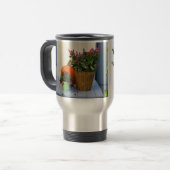 カボチャとコショウ植物 – Martha's Vineyard トラベルマグ (正面左)