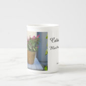 カボチャとコショウ植物 – Martha's Vineyard ボーンチャイナマグカップ (正面)