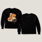 カボチャとシャム猫のハロウィンパーティー (デザイン 正面＆背面)