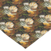 カボチャとスカッシュのシルライフ写真のハーベスト ショートテーブルランナー (コーナー)