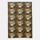 カボチャとスカッシュの静止寿命パターン キッチンタオル (縦)