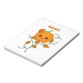 カボチャとツインステッカー ノートパッド (回転)