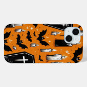 カボチャとドクロのCase-Mate iPhoneケース Case-Mate iPhoneケース (裏面 (横))