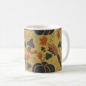 カボチャとニンジンのシームレスなパターン コーヒーマグカップ (正面右)