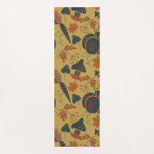 カボチャとニンジンのシームレスなパターン ヨガマット (正面)