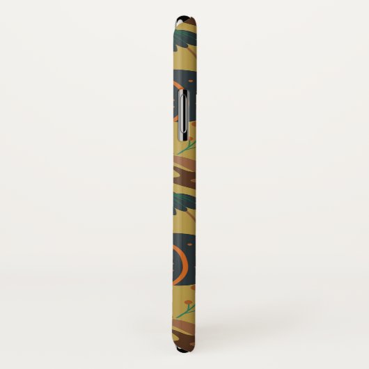 カボチャとニンジンのシームレスなパターン Case-Mate iPhoneケース (裏面/右)