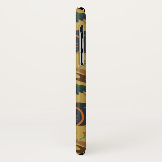 カボチャとニンジンのシームレスなパターン Case-Mate iPhoneケース (裏面/左)