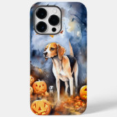 カボチャとハロウィーンアメリカの英語の犬 Case-Mate iPhoneケース (裏面)