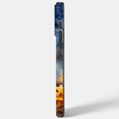 カボチャとハロウィーンアメリカの英語の犬 Case-Mate iPhoneケース (裏面 / 左)