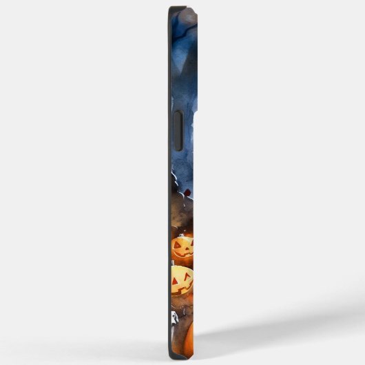 カボチャとハロウィーンアメリカの英語の犬 Case-Mate iPhoneケース (裏面 / 右)